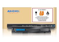 Angwel; 40Wh 4Cell 14.8V Laptop Replacement Battery for DELL Inspiron 3421 5421 3521 5521 3721 15-3521 Fit With Notebook MR90Y V8VNT VR7HM W6XNM X29KD XRDW2 YGMTN - 1 Year Warranty