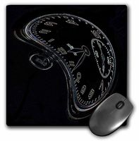 3dRose LLC 8 x 8 x 0.25 Inches Mouse Pad, Artistic Morphed Watch (mp_154733_1)