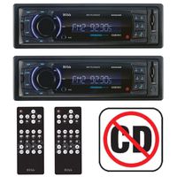 Boss Car in Dash USB/SD Radio Digital Receiver Audio Stereo Bluetooth (2 Pack)