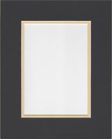 24x36 Black and Maize Yellow Double Picture Mats with White Core, for 20x30 Pictures