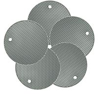 5Pcs Extra Thick Silicone Trivet MAT, HOT Pads Non-Slip Silicone Insulation Mat for Home Use (Light Grey)