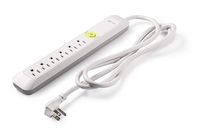 Easylife Tech 6 AC Outlet Power Strip Surge Protector with 6 ft Heavy Duty Power Cord 1200 J Surge Protection- White