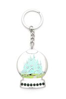 The Wizard of Oz Emerald City Snow Globe Style Keyring, Officially Licensed