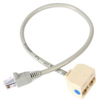 StarTech.com 2-to-1 RJ45 10/100 Mbps Splitter/Combiner - One adapter required at each end of the connection