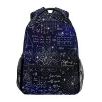 Wamika Scientific Space Backpacks for Women Men, Math Formulas Calculations Figures Computer Laptop Backpack, Casual Book Bag Travel Camping Daypack