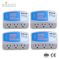 BSEED US Plug Home Appliance Surge Protector Power Suppressor Voltage Brownout Outlet (008) 4 PACK