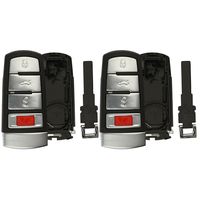 KeylessOption Keyless Entry Remote Key Fob Case Insert Shell Replacement for HLO3C0959752N (Pack of 2)