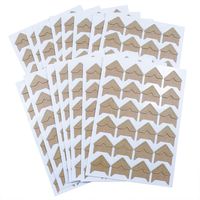 Gnognauq 15 Sheets Photo Picture Corners Self Adhesive Stickers for DIY Scrapbook and Picture Album