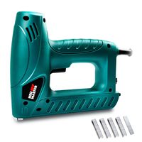 Electric Brad Nailer, NEU MASTER Staple Gun N6013 with Contact Safety and Power Adjustable Knob for Upholstery and Home Improvement, Includes 400pcs Staples and 100pcs Nails