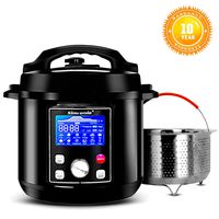 Simfonio Electric Pressure Cooker 6Qt - Simpot 10-in-1 Steamer Pot Rice Cooker Slow Cooker Egg Cooker Multi Cooker Yogurt Maker Cake Maker- Stainless Steel Hot Pot with Pressure Cooker Cookbook