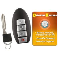 For 02-11 Infiniti & Nissan Keyless Entry Remote Key Fob KBRASTU15, CWTWB1U758, CWTWB1U821