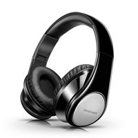 Bluetooth Headphones Over Ear, Wireless Stereo Headset with Deep Bass, Foldable and Lightweight, Wired and Wireless Two Modes for Cell Phone, TV, PC and Traveling by Jpodream - Black