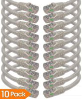 iMBAPrice - 100 ' Cat5e RJ45 Network Ethernet Patch Cable, (10 Pack), White (IMBA-CAT5-100WT-10PK)