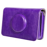 Polaroid Leatherette Case Snap Touch Instant Print Digital Camera - Custom Design for Snug Fit (Purple)