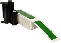Brady PTLEP-174-593-GN 1" Height, 4" Width, B-593 Adhesive-Taped Polyester, Green Color Raised Panel Labels For TLS Printers (Pack Of 50)