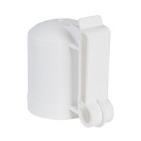 Zareba ITCPW-Z T-Post Safety Cap and Insulator, White, 10 per Bag