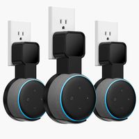 Outlet Wall Mount Holder Compatible with 3rd Generation, A Space-Saving Solution for Your Smart Home Speaker, Clever Accessories with Built-in Cable Management Hide Messy Wires(3 Pack)