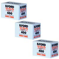 Ilford 1839575 XP-2 Super 400 135-36 Black & White Film (3 Pack), Black/White