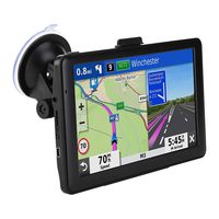 Car GPS Navigation, 7-inch Display 256MB-8GB Real Voice Broadcast Route Top US Map (Lifetime Map Free Update)