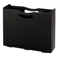 Smead Poly File Box, Letter Size, Black (71631)