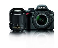 Nikon D3200 24.2 MP CMOS Digital SLR Camera with 18-55mm and 55-200mm VR DX Zoom Lenses Bundle