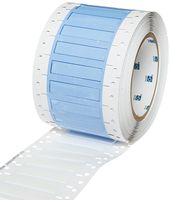 Brady PS-250-2-WT-S 2" Width x 0.439" Height, B-342 Heat-Shrink Polyolefin, Matte Finish White PermaSleeve Wire Marking Sleeve, One-Sided Printable (Pack of 500)