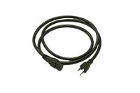 Interpower 70404020183 North American Cord Set, NEMA 5-15 Plug Type, IEC 60320 C13 Connector Type, Black Plug Color, Black Cable Color, 15A Amperage, 125VAC Voltage, 1.8m Length