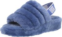 UGG Women's Fluff Yeah Slide Wedge Sandal, Deep Periwinkle, 12 M US