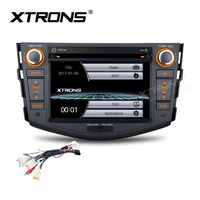 XTRONS 7" HD Digital Touch Screen GPS Navigation Car Stereo Radio DVD Player with Screen Mirroring Function for Toyota RAV4 2006-2011 8 GB TF Card and ISO Wiring Harness Included