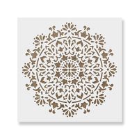 Bliss Mandala Stencil Template Walls Crafts - Reusable Stencils Painting in Small & Large Sizes