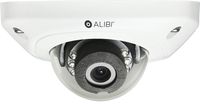 Alibi 4MP WDR Outdoor True Day & Night Wedge Dome IP Security Camera with 30' IR Distance, 2.8mm Fixed Lens, 2688x1520, 30fps, H.264, H.264 OVC, MJPEG, PoE, Vandalproof, White