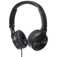 AmazonBasics Lightweight On-Ear Wired Headphones, Black