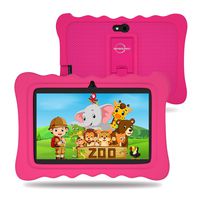Tablet for Kids, 7 Inch Kid Edition Tablets Android 9.0 with WiFi, 2+16GB, Parental Control, Preloaded Learning & Training Apps, Games and Kid-Proof Case (Pink)