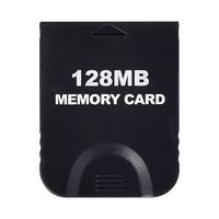 Memory Card 128 MB compatible for Nintendo Wii and GameCube by Mario Retro