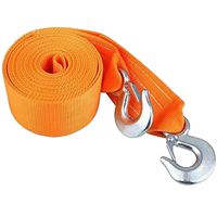 Tow Strap Heavy Duty, Recovery Strap 3" X 20' 18,000 LB Break Strength Rope Winch Strap with 2 Hook