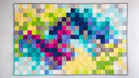 Perfectly Pixelated Jelly Roll Quilt