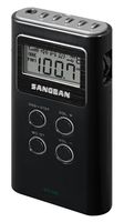 Sangean All in One Compact Digital Tuning Pocket Size Portable AM/FM Radio