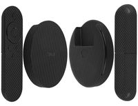 Skinomi Black Carbon Fiber Full Body Skin Compatible with Google Nexus Player (Full Coverage) TechSkin Anti-Bubble Film