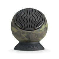 Speaqua Sound Company - 100% Functionally Waterproof Bluetooth Speaker with Built in Internal Storage - Barnacle Plus Series - Puffer Fish