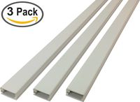 Electriduct Medium Latching Cable Raceway (500 Series) - 5 Feet - Beige | 3 Sticks (15 Feet Total)