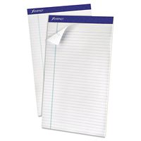 Ampad 20-180 Evidence Recycled 8-1/2x14 Legal Rule Pads, Margin, White, 50 Sheets, Dozen