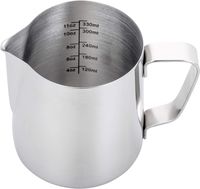 Espresso Steaming Pitcher 12 oz,Espresso Milk Frothing Pitcher 12 oz,Coffee Milk Frothing Cup,Coffee Steaming Pitcher 12 oz/350 ml