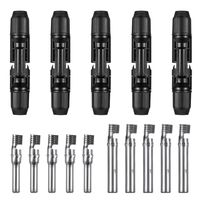 JYFT MC4 Solar Panel Cable Connectors MC4 Male/Female IP67 30A 1000V DC (5Pairs)