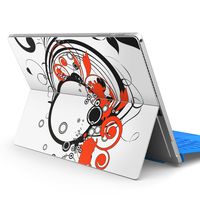 igsticker Ultra Thin Premium Protective Back Stickers Skins Universal Tablet Decal Cover for Microsoft Surface Pro 4/ Pro 2017/ Pro 6(2018) 007614 Plant　Red　Red