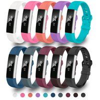 Greeninsync Fitbit Alta HR Bands, Fitbit Alta Replacement Band Small Accessory Watch Buckle Wristbands for Fitbit Alta/Fitbit Alta HR Strap Bracelets W/Same Color Metal Clasp and Fastener (10Pack)