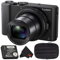 Panasonic LUMIX DMC-LX10 20.1MP Leica DC Optical Zoom Digital Camera Bundle with Carrying Case + More