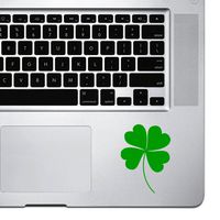 StickAny Palm Series Four Leaf Clover Sticker for MacBook Pro, Chromebook, and Laptops (Green)