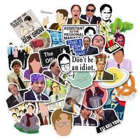 The Office Stickers Pack of 50 Office LaptopThemed Stickers, The Office Stickers for Water Bottles, Micheal Scott, Funny Laptop Decals, Hydro Flask Stickers (The Office)