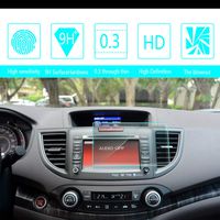 for 2012 2013 2014 Honda CRV 7-Inch 15285mm Car Screen Tempered Film Navigation Screen Protector HD Clear 9H Hardness Anti-Fingerprint Anti-Scratch