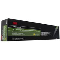 3M Super Weatherstrip and Gasket Adhesive, 08001, Yellow, 5 oz Tube